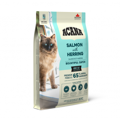 ACANA Bountiful Catch sausas maistas katėms su lašiša, silke ir upėtakiu