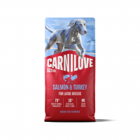 CARNILOVE Dog Active SALMON & TURKEY Large Breed maistas šunims CARNILOVE Dog Active SALMON & TURKEY Large Breed maistas šunims