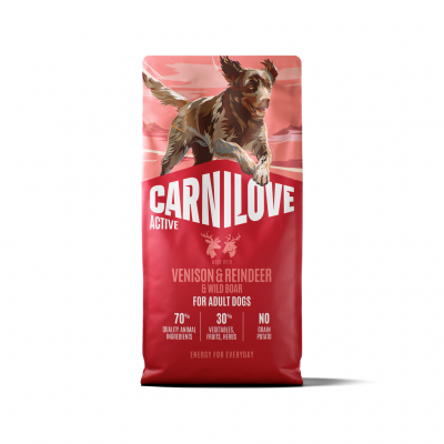 carnilove active venison reindeer wild boar