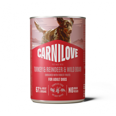 Carnilove pate konservai sunims su kalakutiena elniena ir serniena