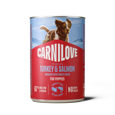 Carnilove pate konservai suniukams su kalakutiena ir lasisa