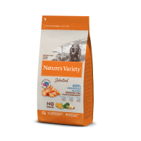 NATURE'S VARIETY Selected Medium - Maxi Adult sausas pašaras su norvegiška lašiša. šunims