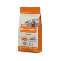 NATURE'S VARIETY Original Medium - Maxi Adult sausas pašaras su lašiša šunims