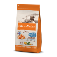 NATURE'S VARIETY Selected Mini Adult sausas pašaras su norvegiška lašiša šunims
